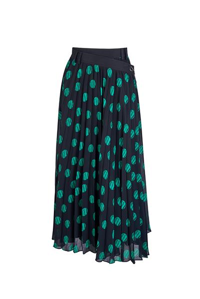 BLUE DOT PLUS SKIRT