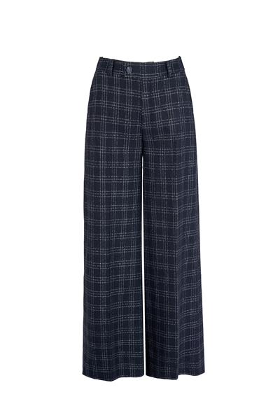 Plaid Wool Trousers